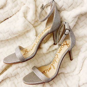 ACCEPTING OFFERS Sam Edelman Silver Patti Heels